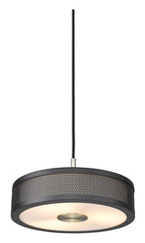 Halo Design Frame Pendant Ø24, Black/Antique