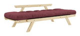 Bebop Sofa bed Bordeaux/Nature