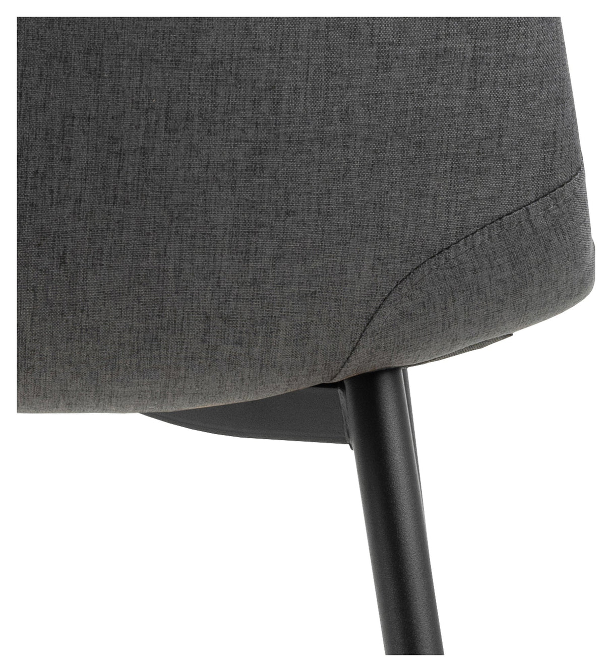 Celia, dining chair - dark gray