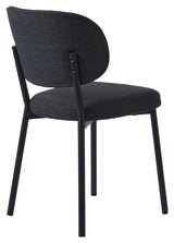 Fowler, dining chair - gray/black