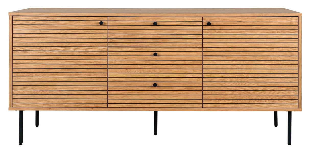 Kyoto, Sideboard 74cm, oak/black