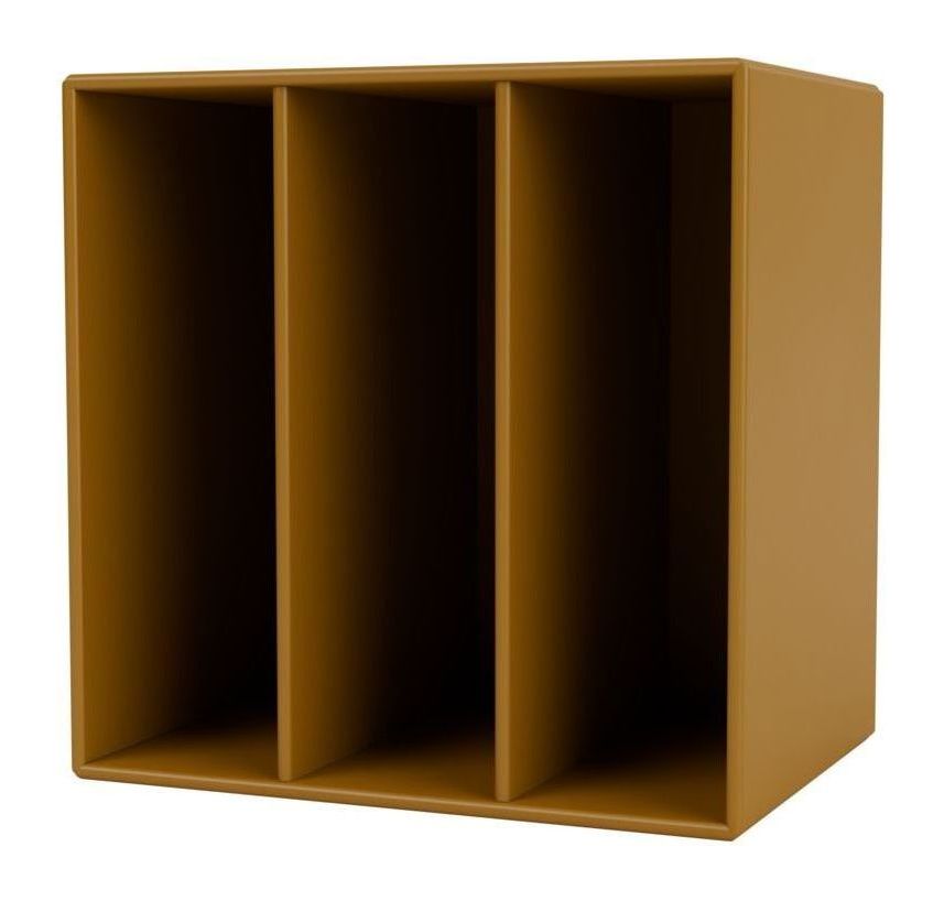 Mini Shelf Module with vertical shelves, Amber