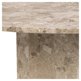 Messina, Dining table - latte/marble