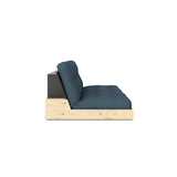 Base Sofa bed, Petrol Blue/black