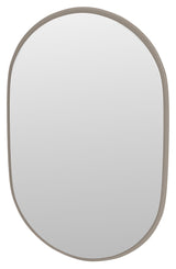 LOOK Oval mirror, 141-Truffle