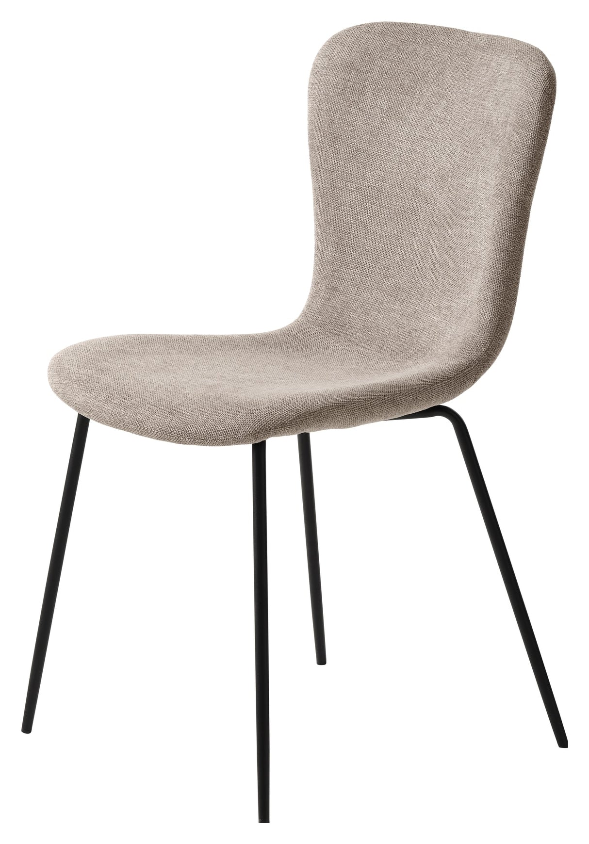 Delta, dining chair - sand/black