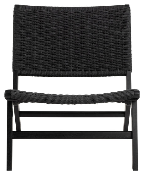 Carson, lounge chair - black