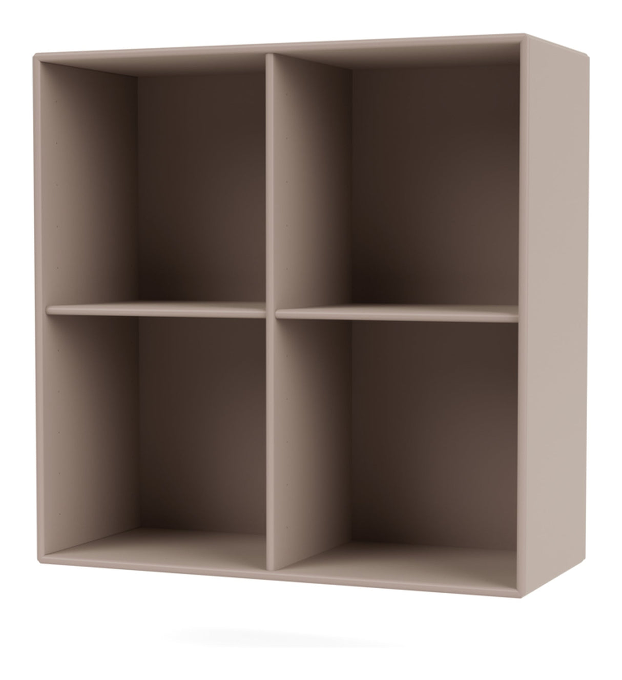 SHOW Bookshelf with suspension bracket, Mushroom