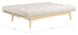 Folk Sofa bed, Pine/Off-white