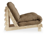 Roots 90 Sofa bed, Mocca/Nature