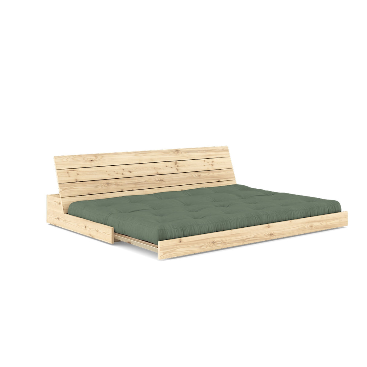 Base Sofa bed, Olive Green/nature