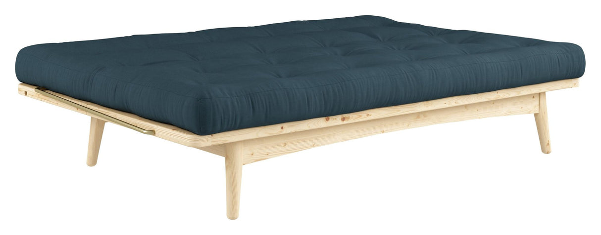 Folk Sofa bed, Pine/Petrol Blue