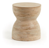 MAZY Side Table, Nature, Mango Tree, Ø40