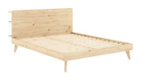 Retreat Bed frame, Lacquered pine, 160x200