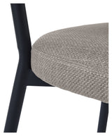 Fowler, dining chair - sand/black