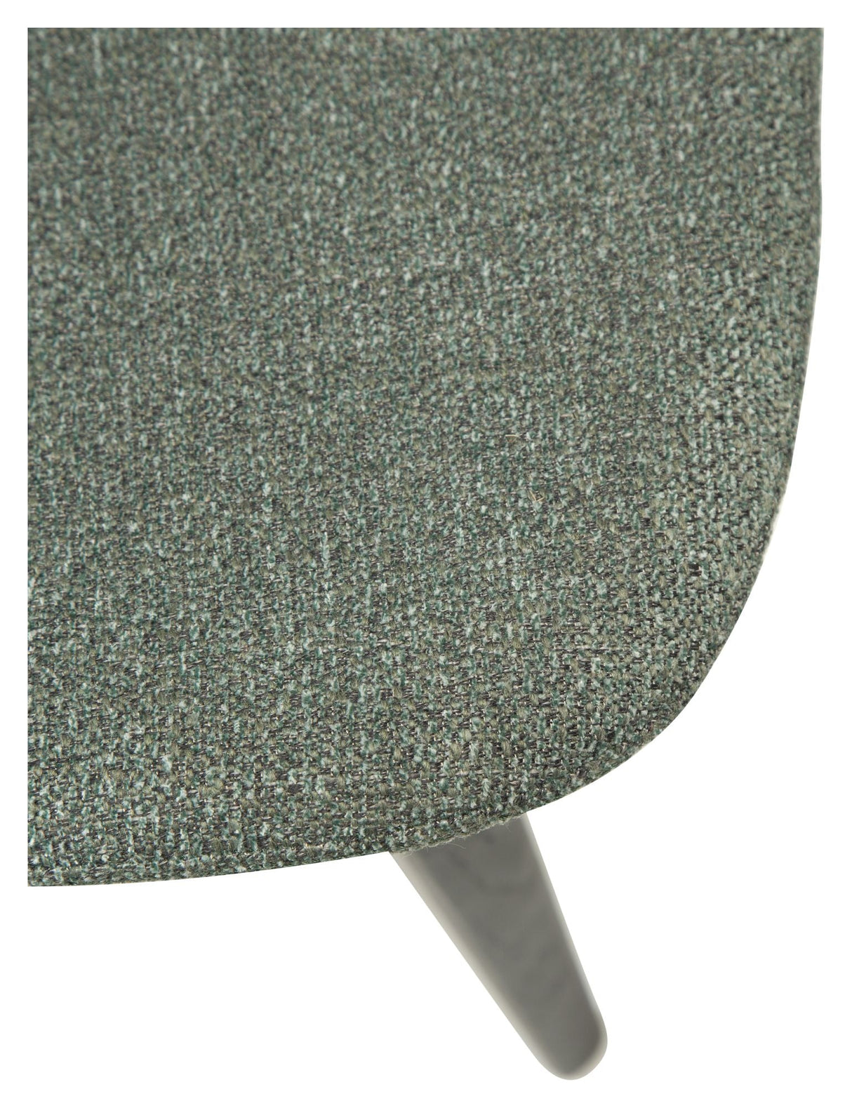 Paragon Dining chair, pebble green bouclé fabric/black ash