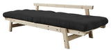 Step Sofa bed, Dark Gray/Nature