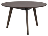 Yumi, coffee table Ø90 - brown/oak