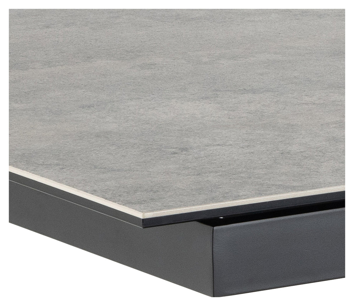 Irwine, dining table 168/210cm - gray