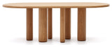 Mailen Dining table, Ash veneer/Natural finish, Ø220x105