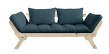 Bebop Sofa bed, Petroleum Blue/Nature