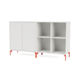 PAIR Classic sideboard with rosehip legs, White