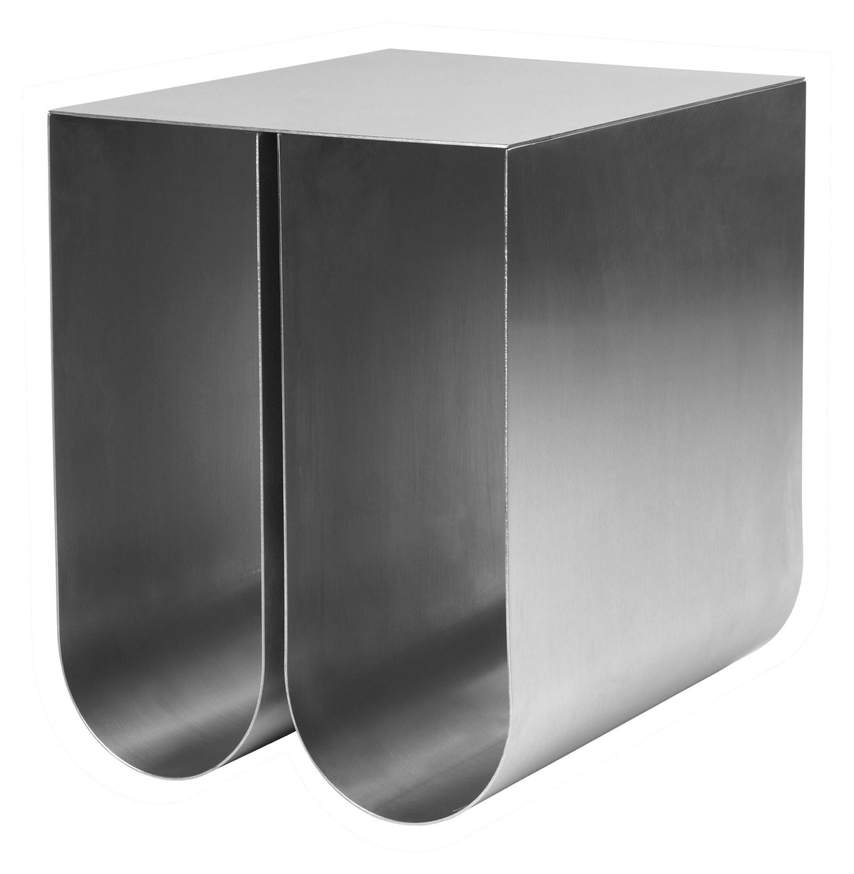 Curved Bench, Stainless steel