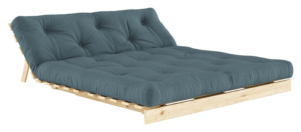 Roots 160 Sofa Bed, Pine/Petroleum Blue,