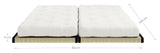 Chico Futon Sofa, Offwhite w. Tatami mats