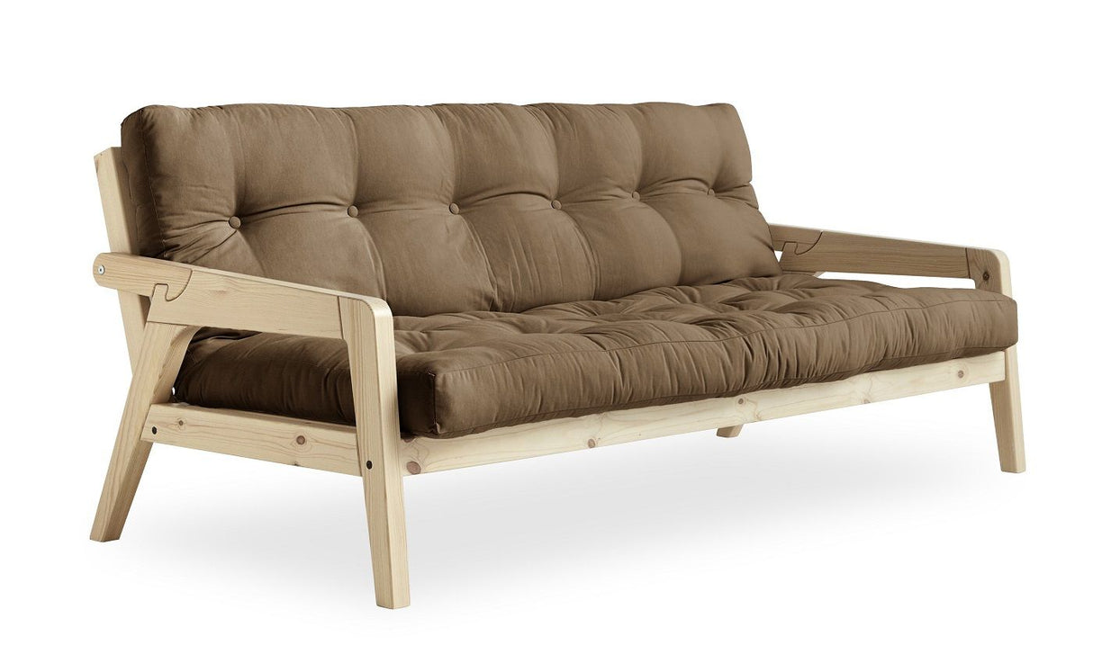 GRAB Sofa bed 130x200, Nature/Mocca