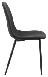 Celia, dining chair - black