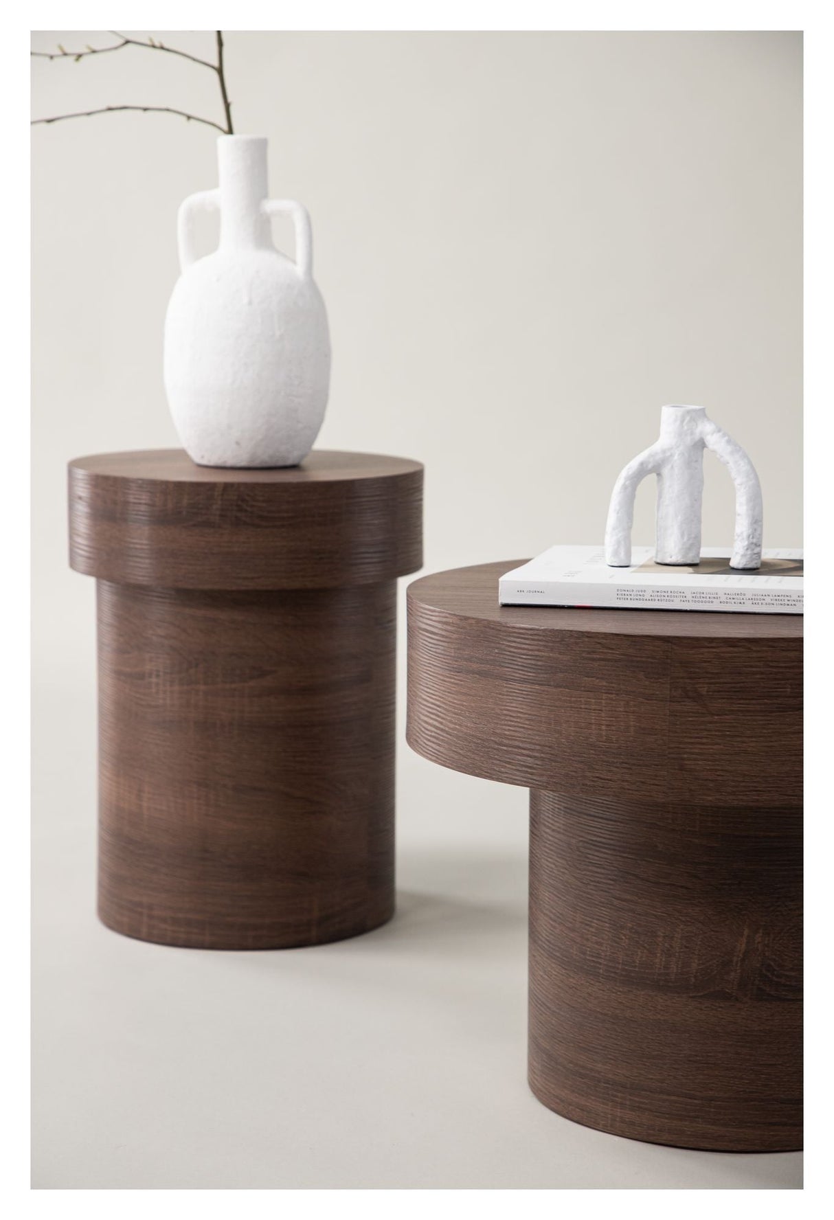 Malung Side Table Ø35 - Brown