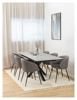 Heaven, dining table 168/210cm - gray