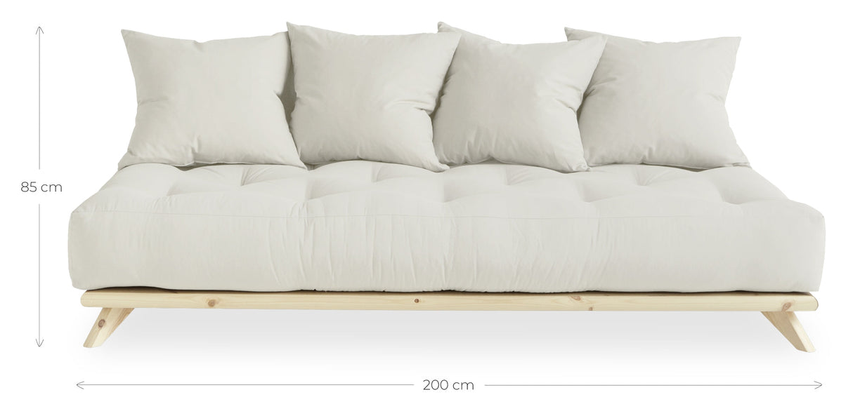 Senza Daybed, Mocca/Nature