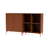 PAIR Classic sideboard with rosehip legs, Hazelnut