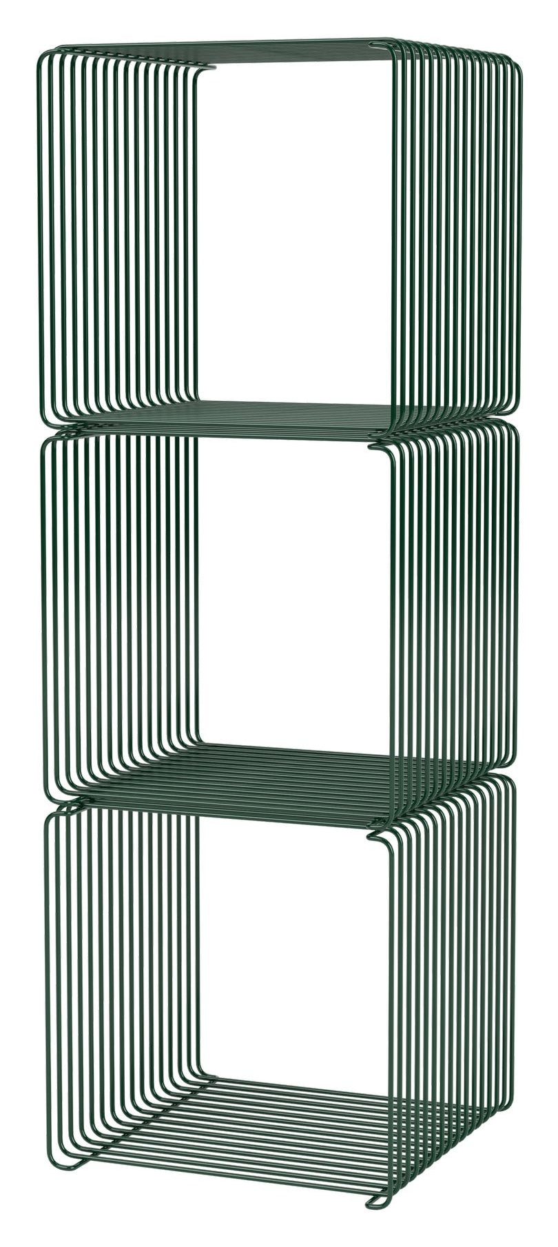 Panton Wire Wire Shelf Single, D34.8, Green