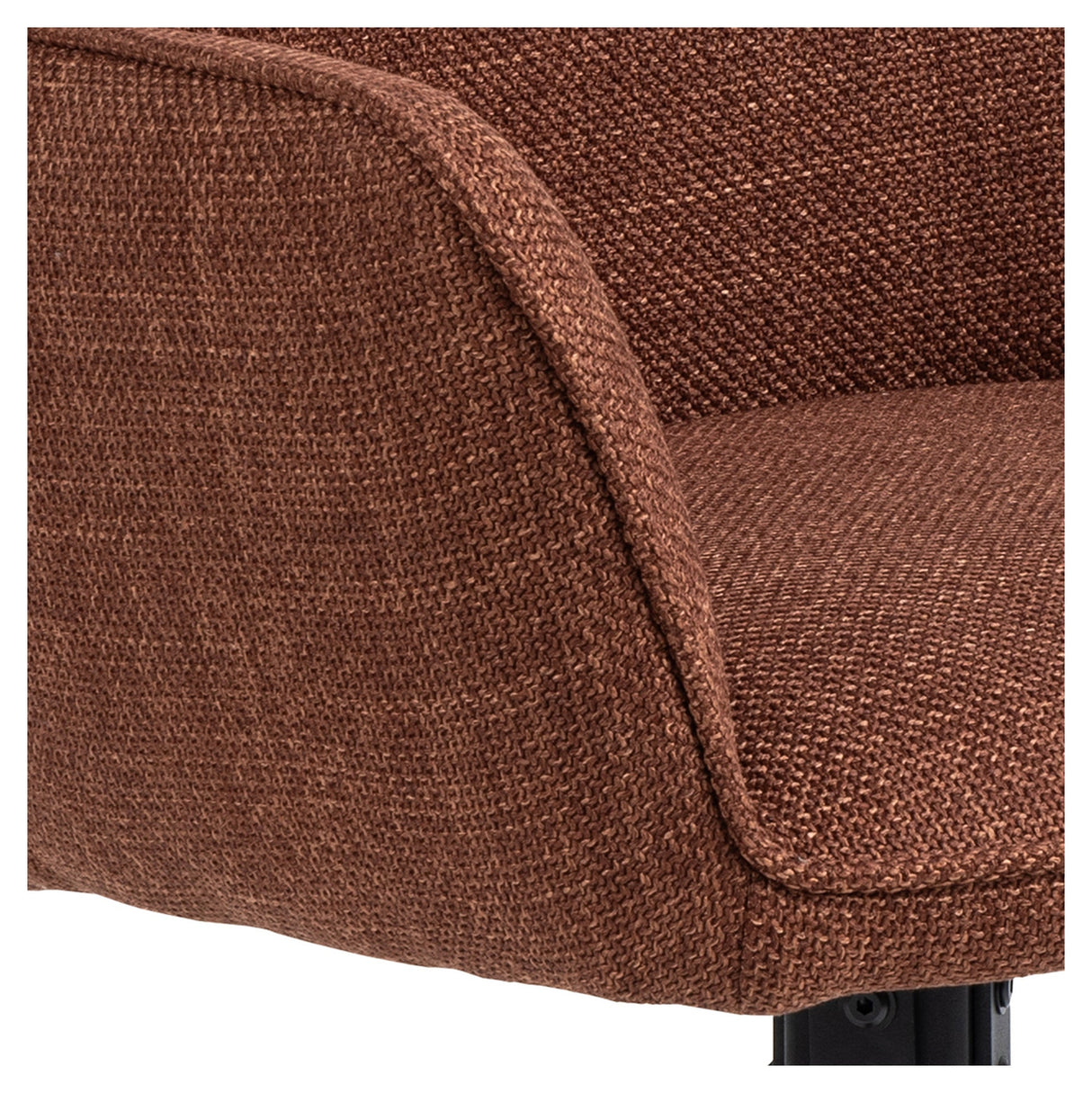 Glenda, dining chair w/armrests - terracotta