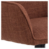 Glenda, dining chair w/armrests - terracotta