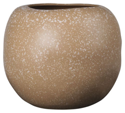 Apple Vase Ø41.5, Coffee Stoneware