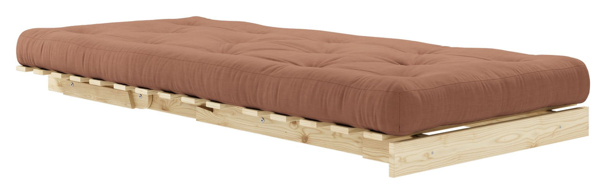 Roots 90 Sofa Bed, Pine/Brown