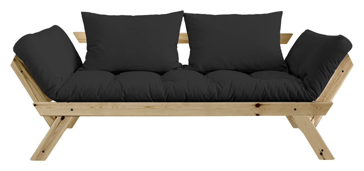 Bebop Sofa Bed Dark Gray/Nature