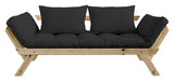 Bebop Sofa Bed Dark Gray/Nature