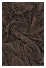 Hilma Cotton Blanket, Ø200 - Brown