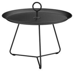 EYELET Tray Table, Ø57.5, Black