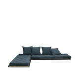 Chico Futon Sofa, Petroleum Blue w. Tatami mats