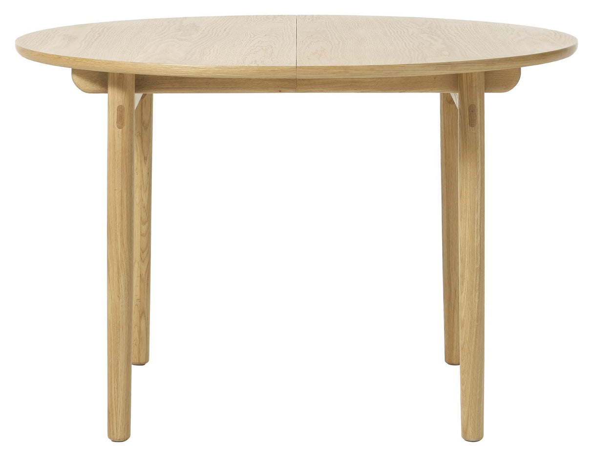 Stockholm Dining table, Oak veneer, Ø120