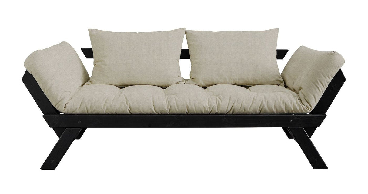 Bebop Sofa bed, Linen/Black