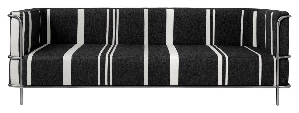 Modernist 3-pers. Sofa, Black