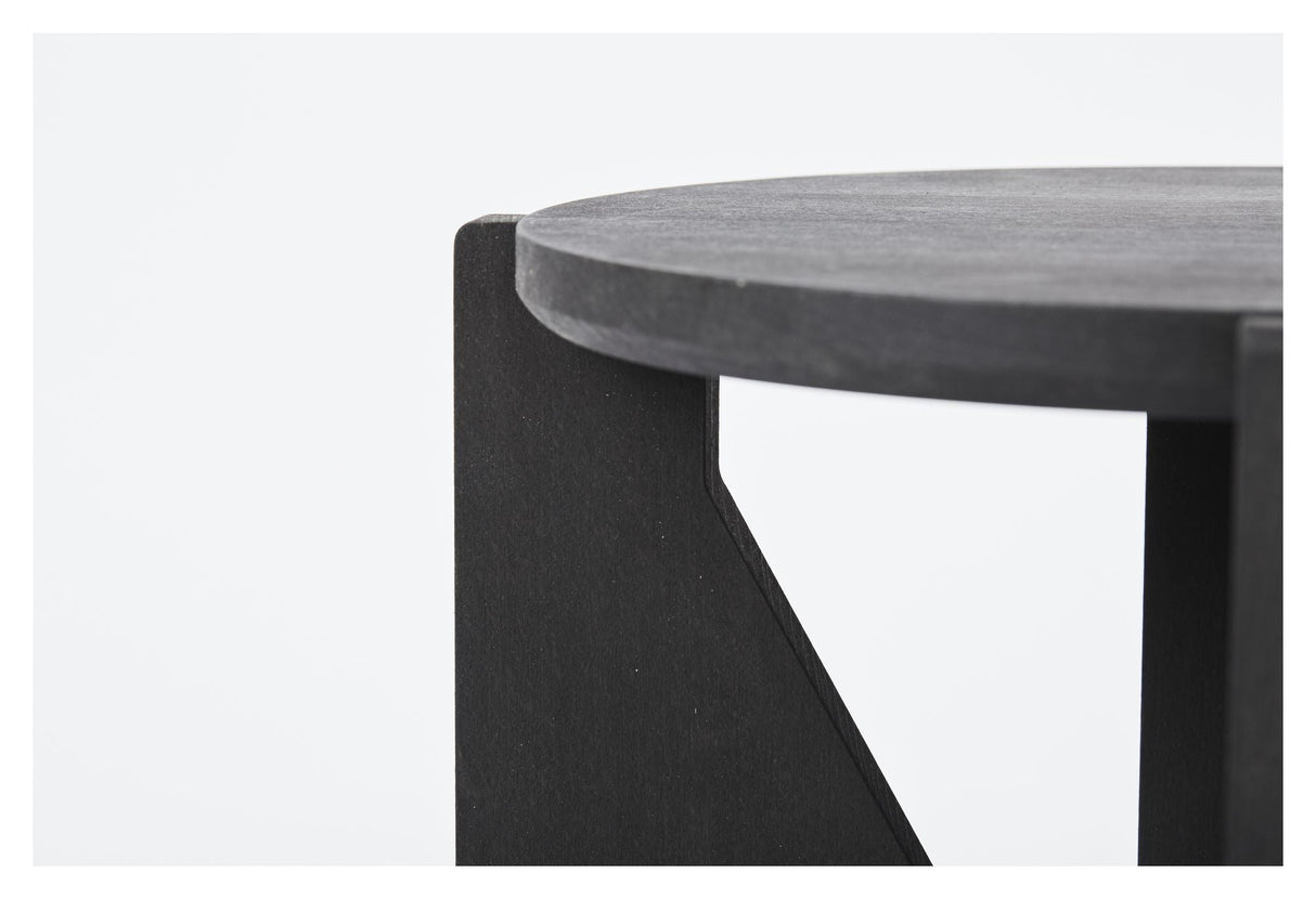 Stool, Black, Ø36