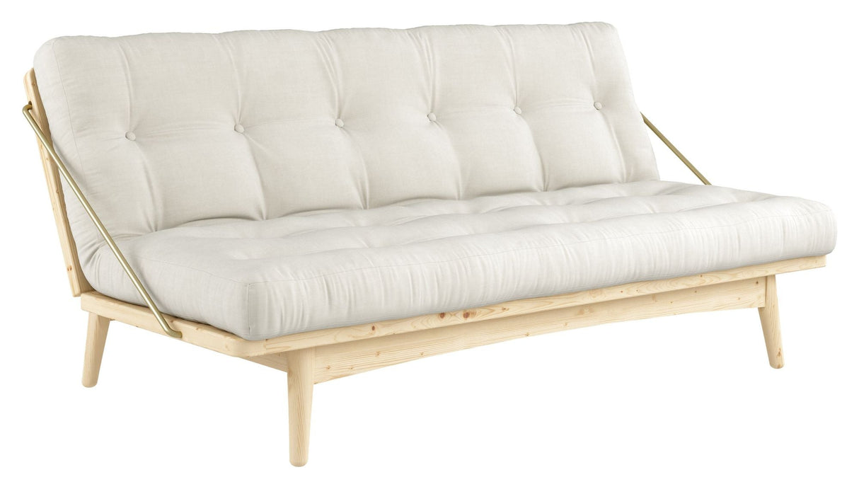 Folk Sofa bed, Pine/Off-white